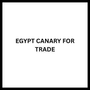 Egypt Canary for Trade